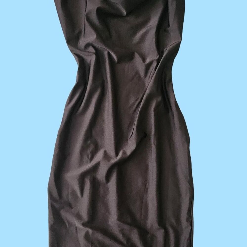 Iris-fashion Women's Black and Brown Dress